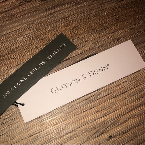 NWOT Grayson & Dunn Merino Wool Quarter Zip Pullover Sweater Super Soft Sz Large - Picture 4 of 4